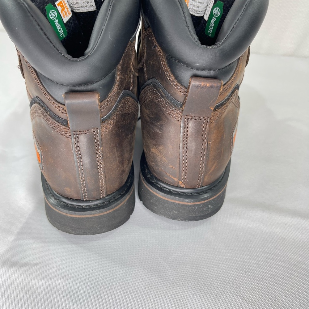 Timberland Pro Mens 6” Pit Boss Steel Toe Industrial Work Boot Brown Siz… - Picture 6 of 11